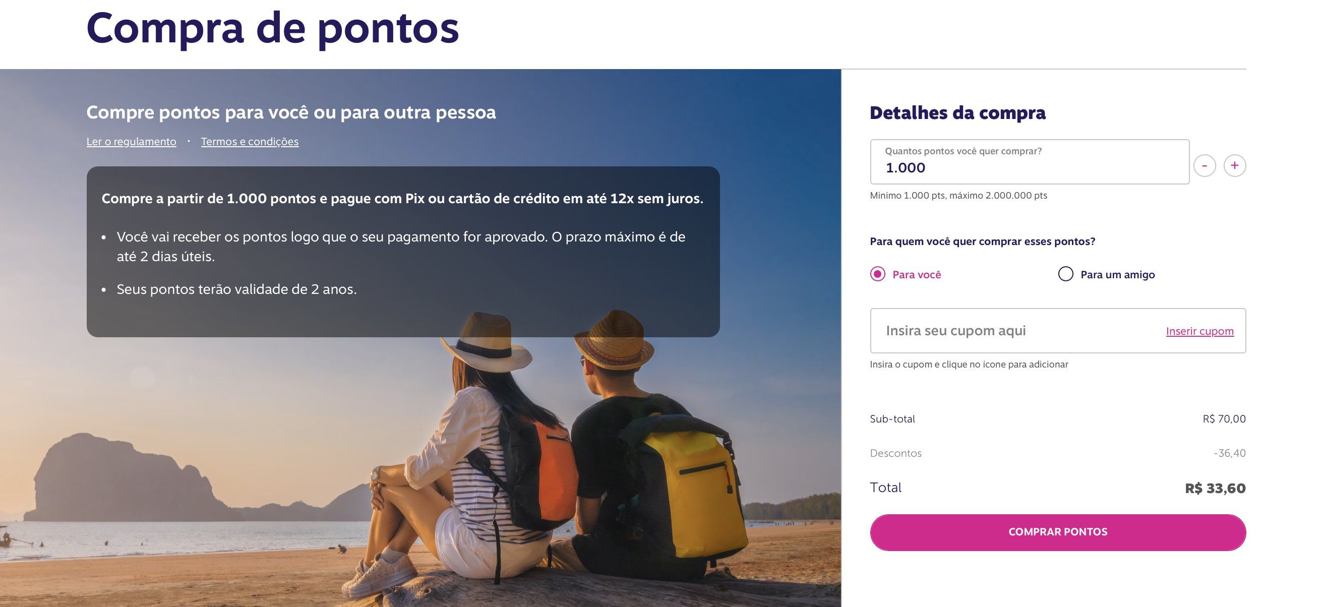 Livelo Desconto Compra Pontos
