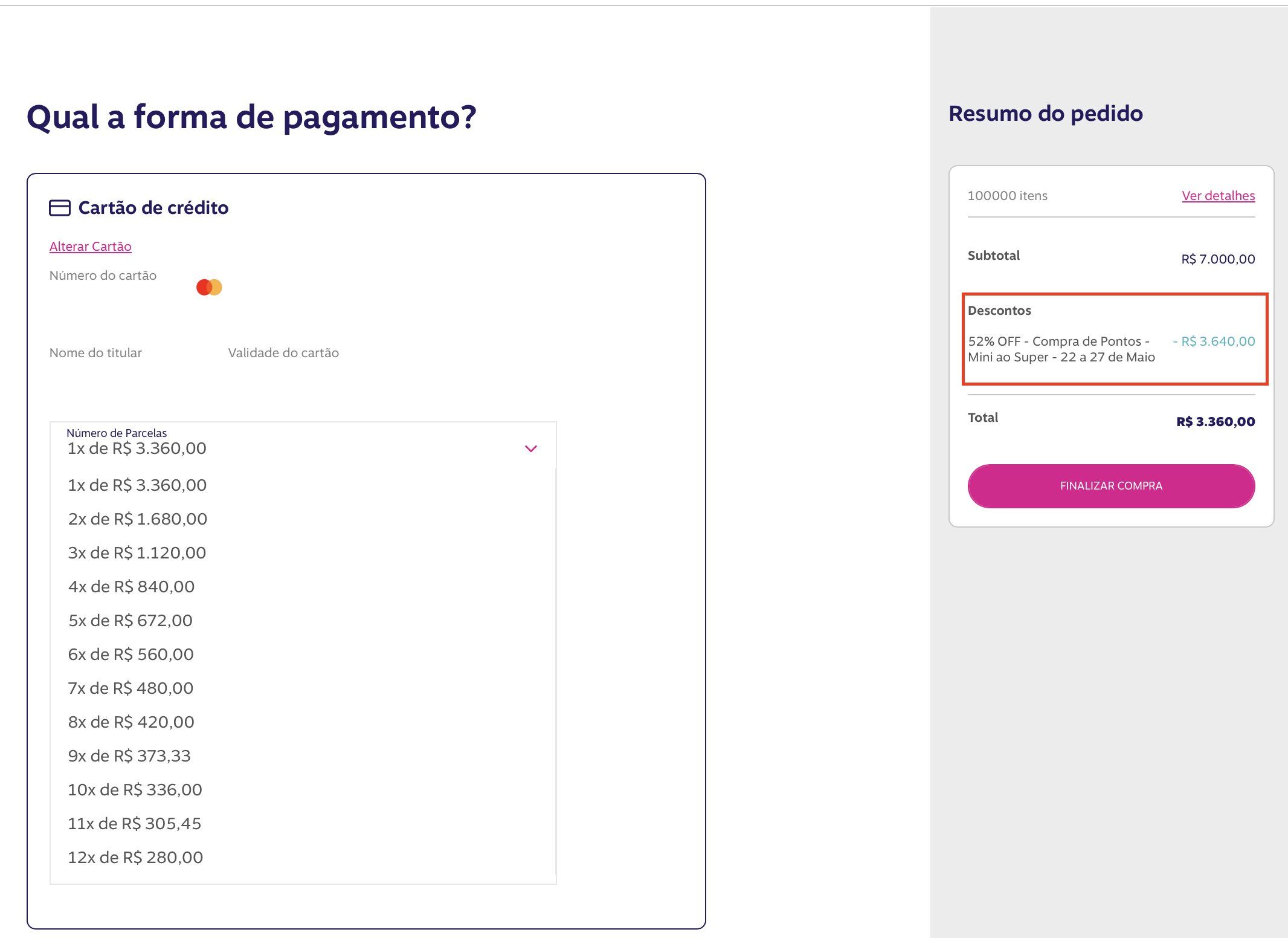 Livelo Desconto Compra Pontos