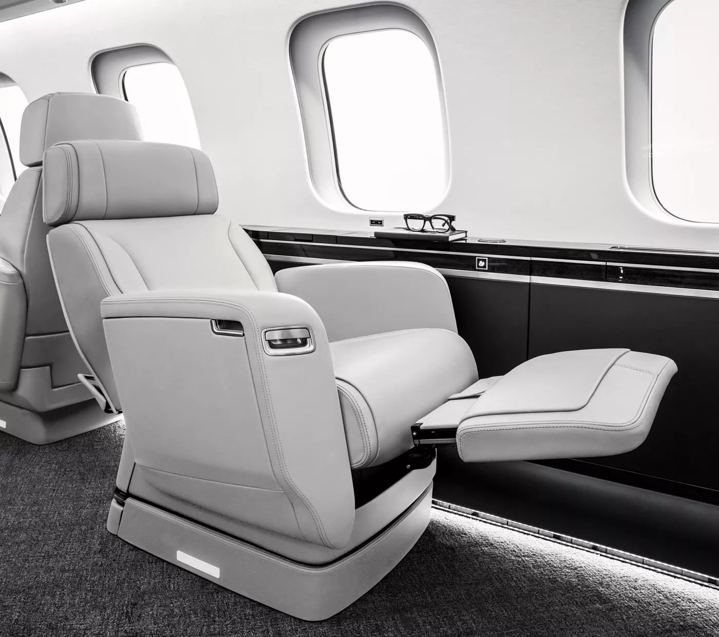 Assentos Nuage do Bombardier Global 7500
