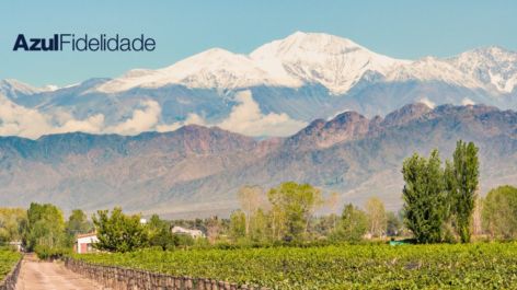 Julho em Mendoza! Trecho a partir de R$ 614 ou 38 mil pontos Azul + taxas