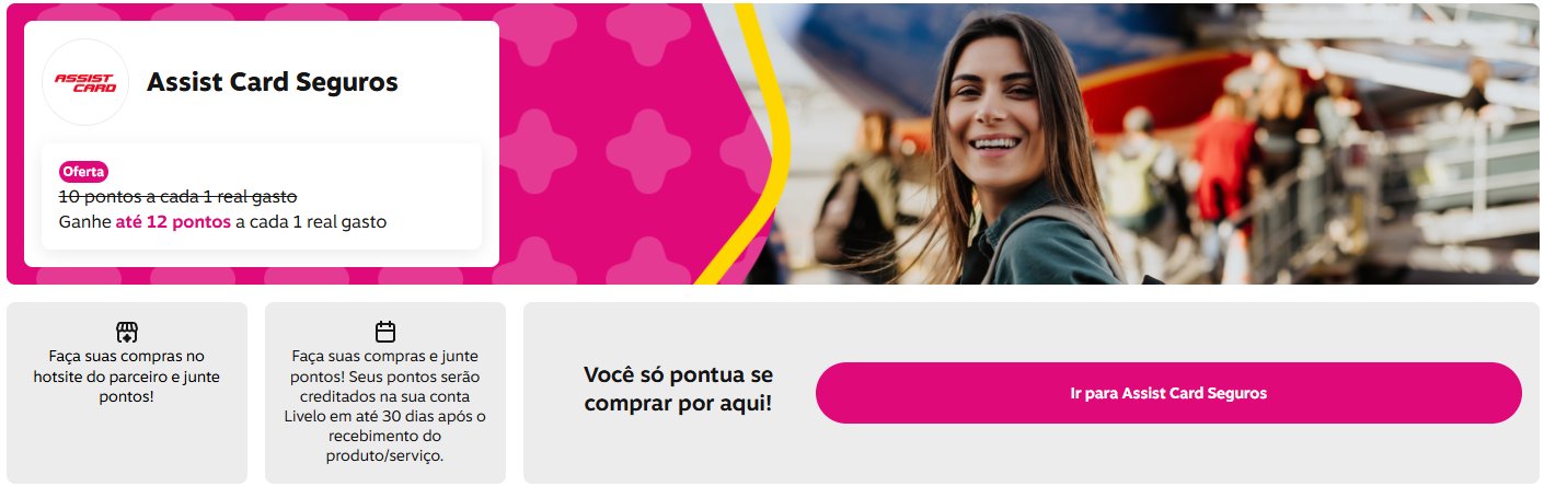 Livelo Pontos Assist Card