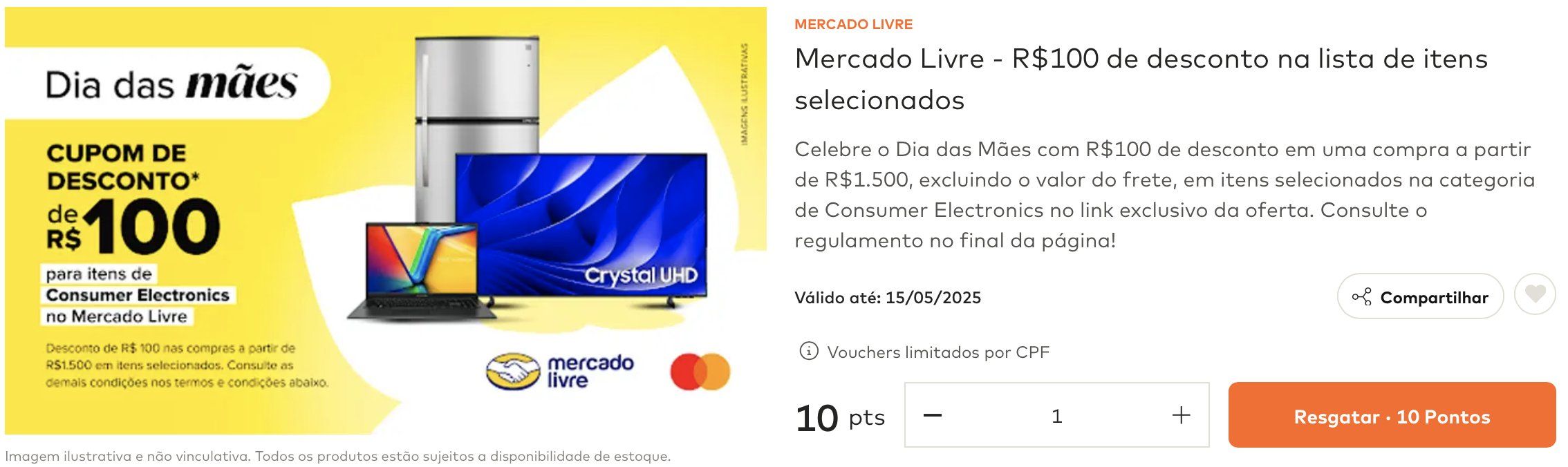 mercado livre desconto