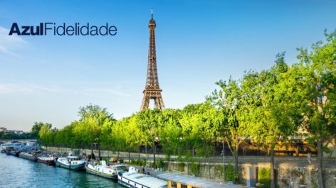 Muito bom! Azul oferece trecho para Paris a partir de 55 mil pontos + taxas