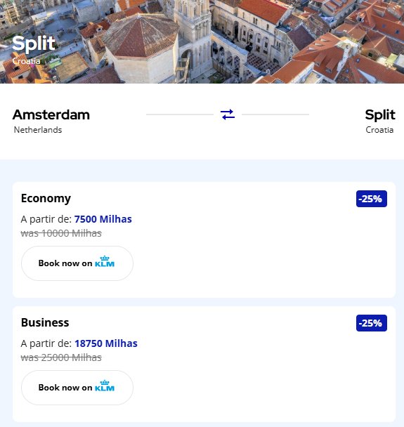 Flying Blue Ofertas