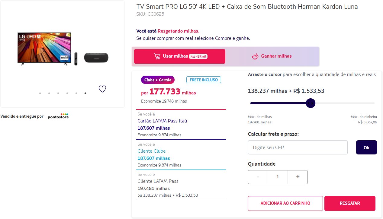 Shopping LATAM Pass