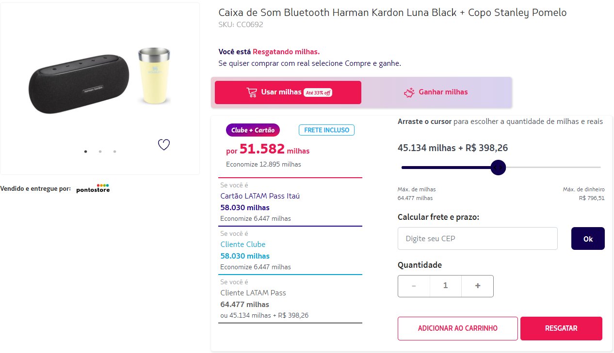 Shopping LATAM Pass