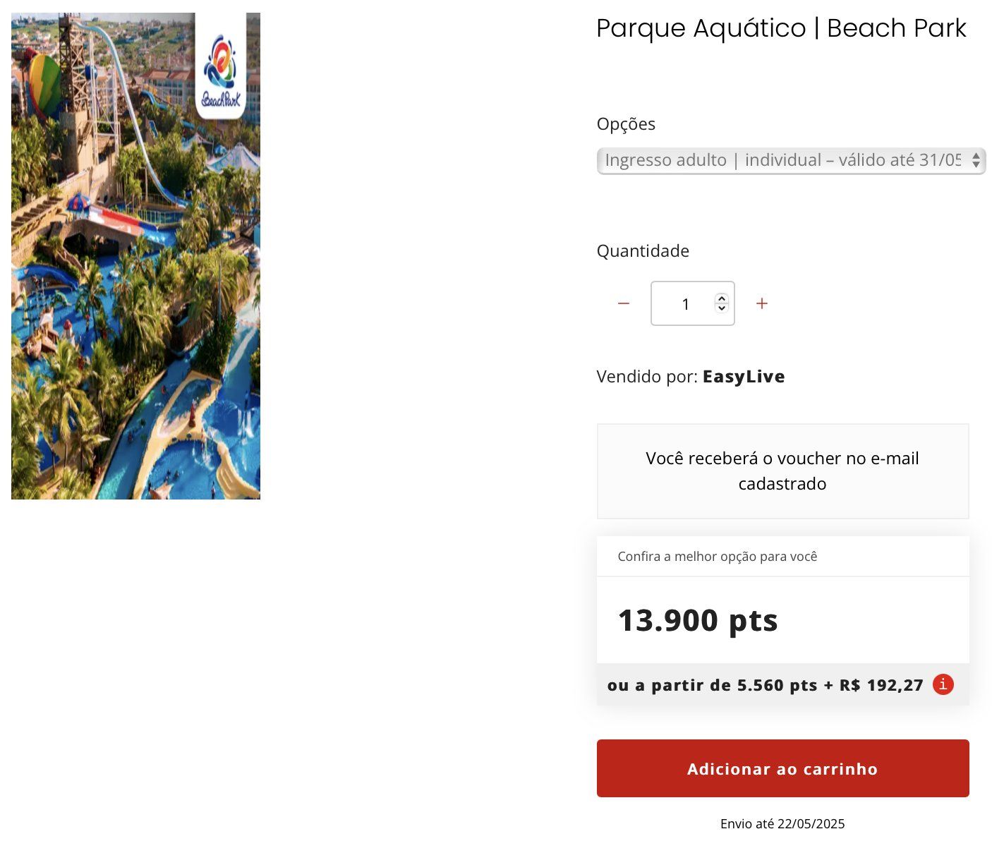 Viagem pontos