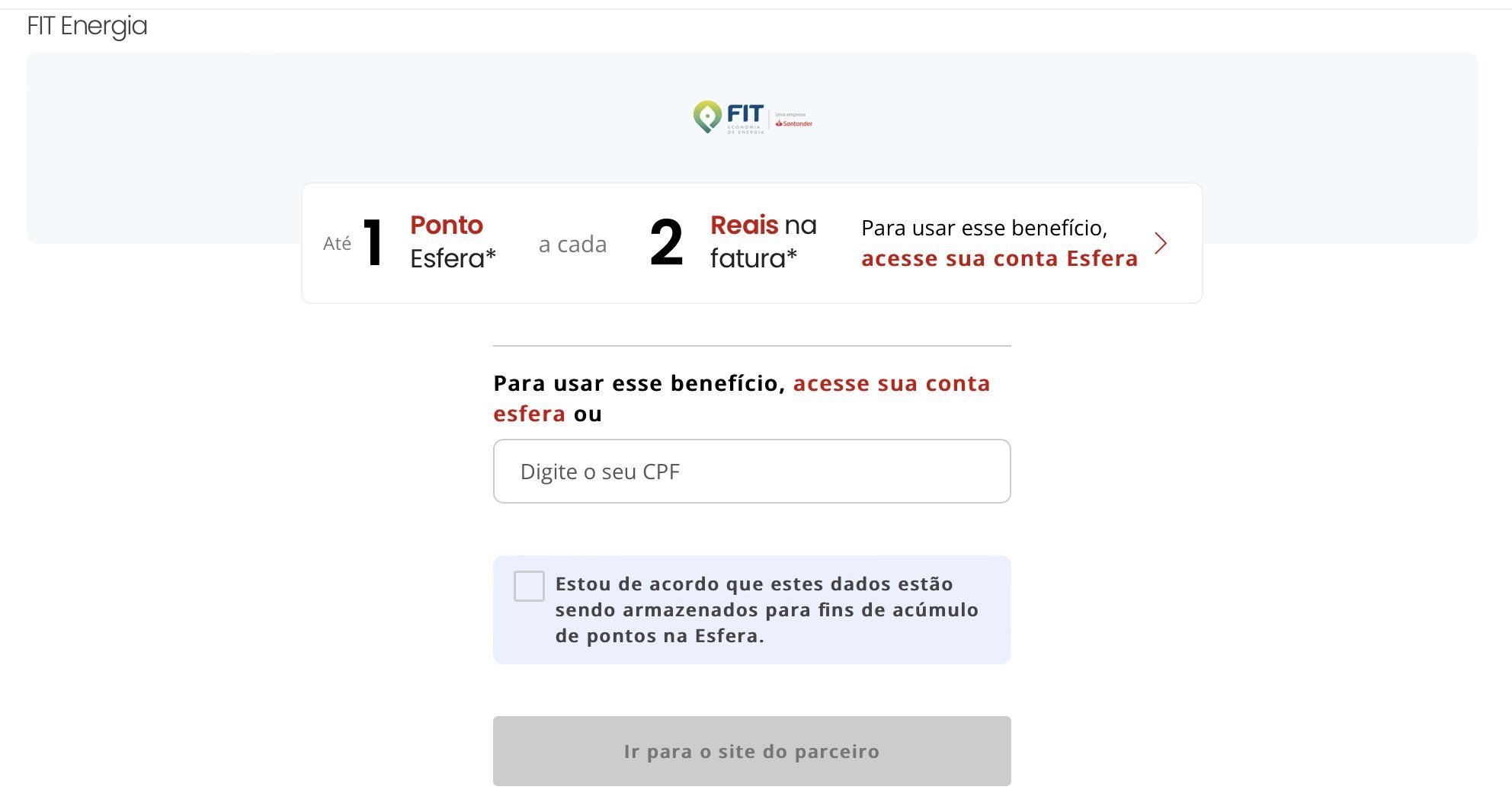 pontos Esfera fit energia