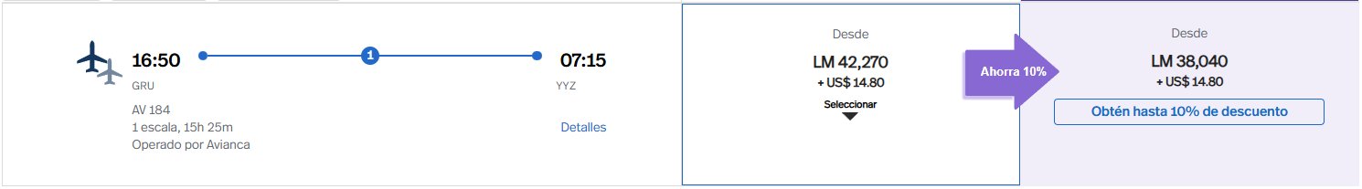 Lifemiles Avianca