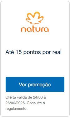 Azul Natura Pontos