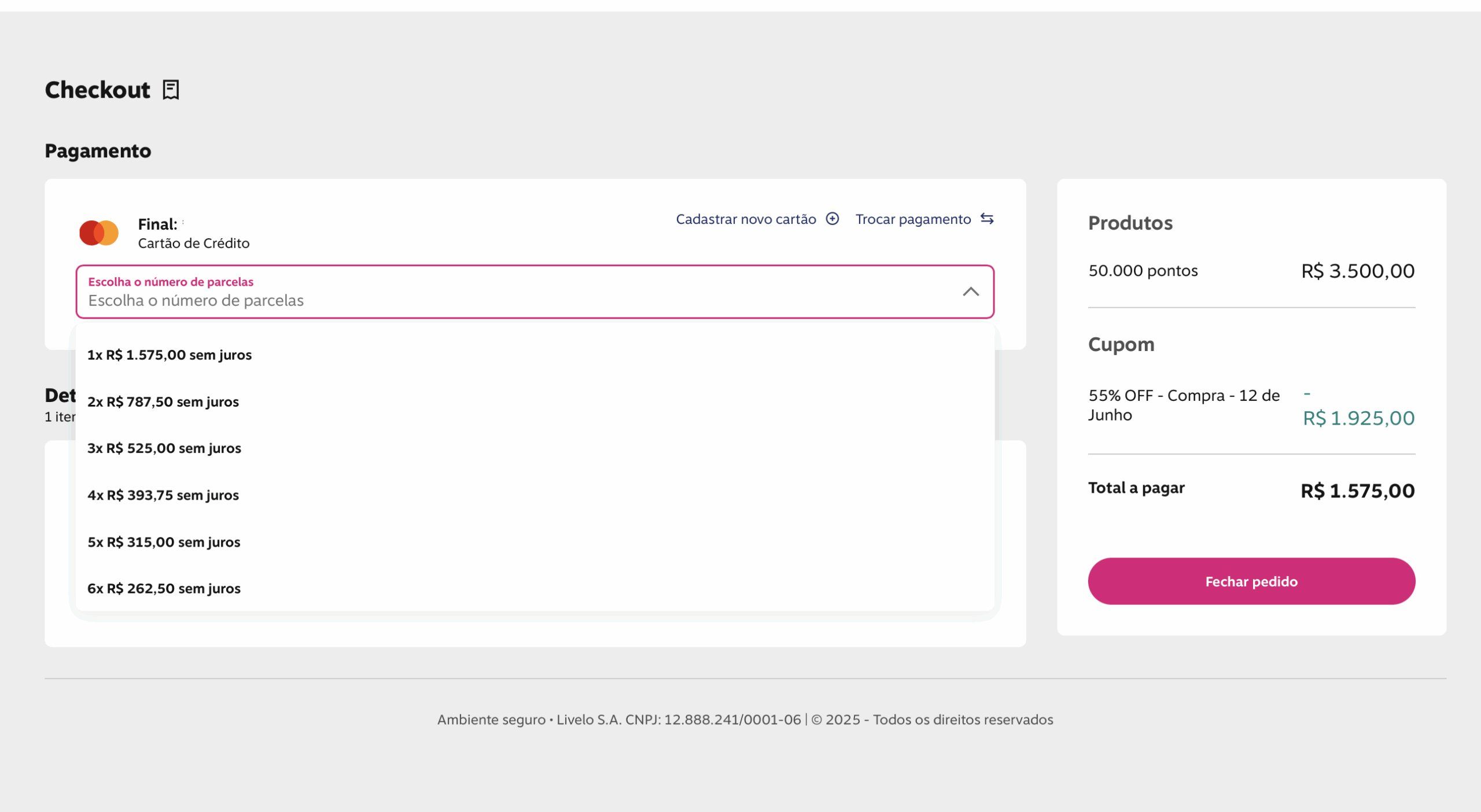 Livelo Desconto Compra Pontos