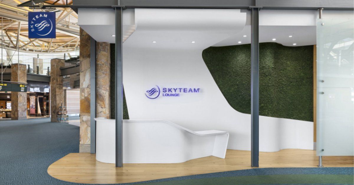 SkyTeam lounge Vancouver