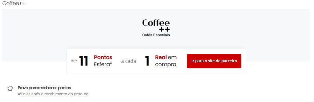 Esfera pontos Coffee++