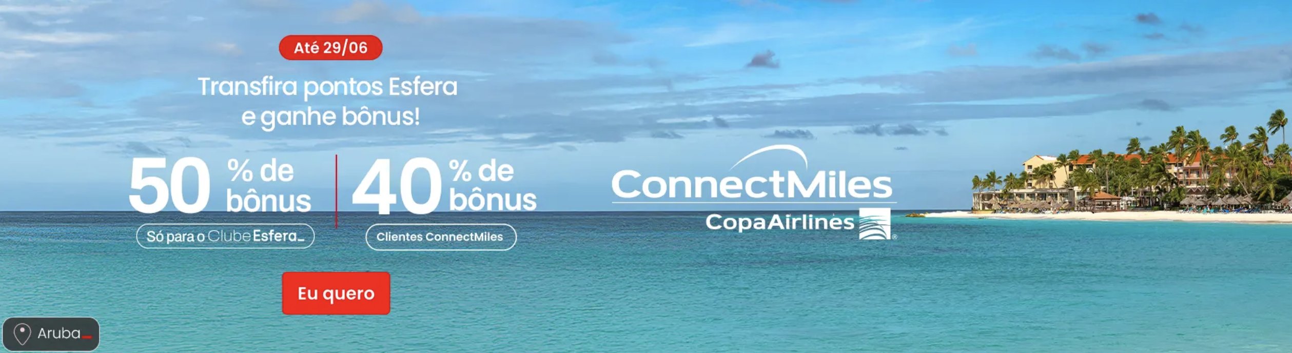 Esfera transferência ConnectMiles
