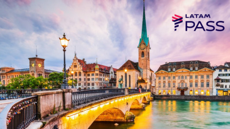 Muito bom! Trechos para Europa a partir de 48.000 pontos LATAM Pass + taxas