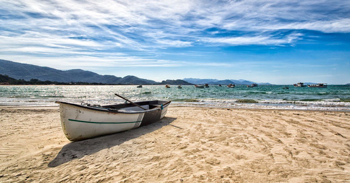 Praia em Florianópolis