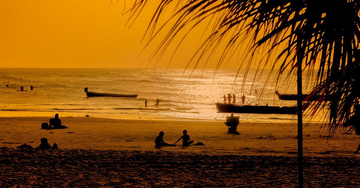 Por do sol em Jeri