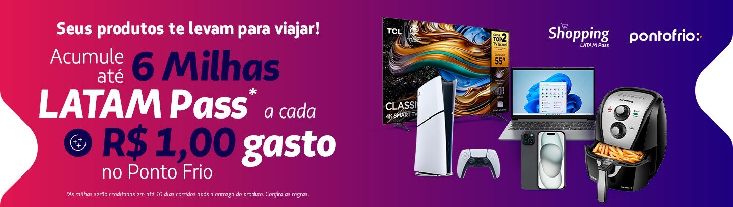 Pontofrio LATAM Pass