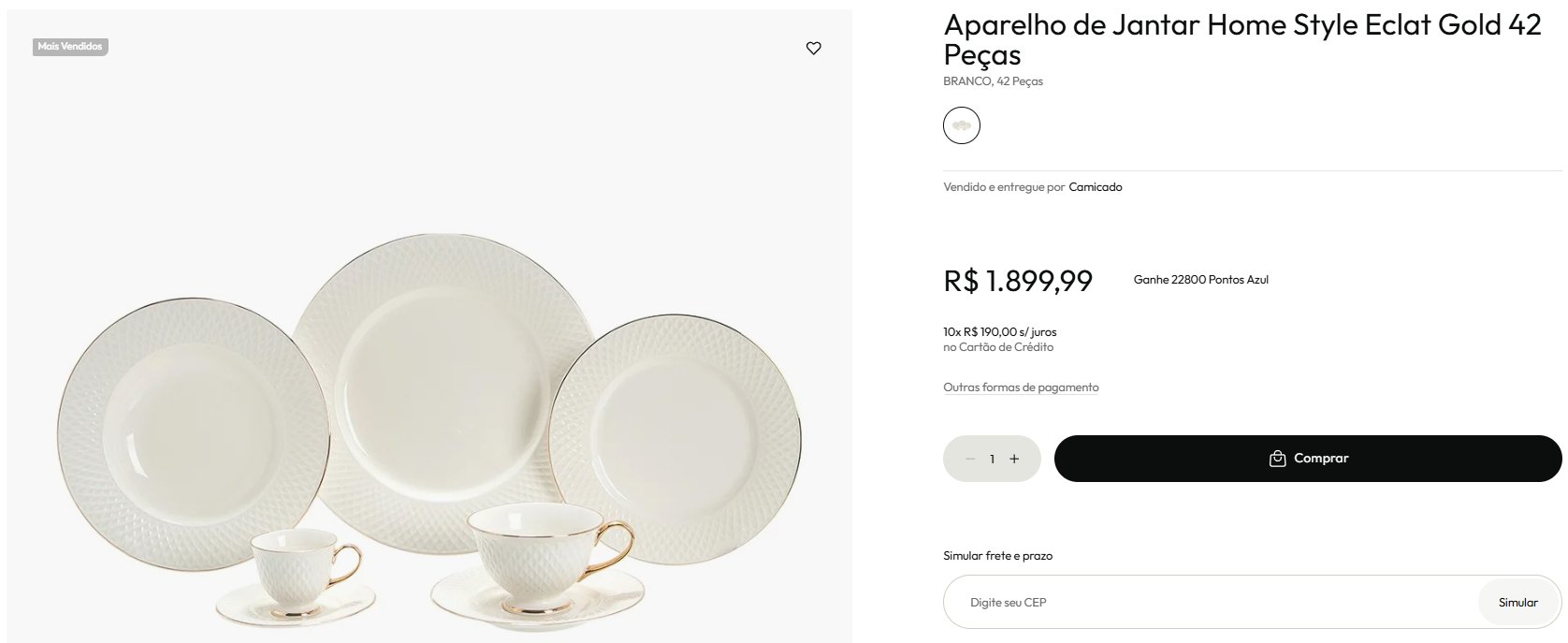 Azul Pontos