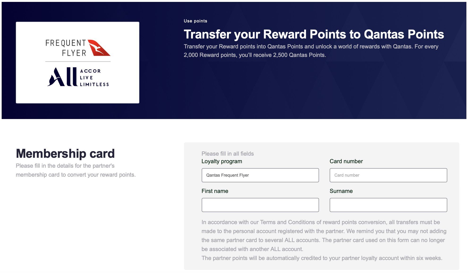 ALL Qantas Frequent Flyer