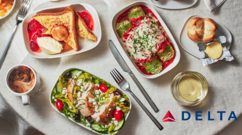 Delta renova menu a bordo com pratos de verão