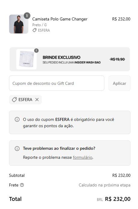 Esfera Pontos
