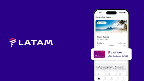 LATAM lança chip virtual para viagens internacionais