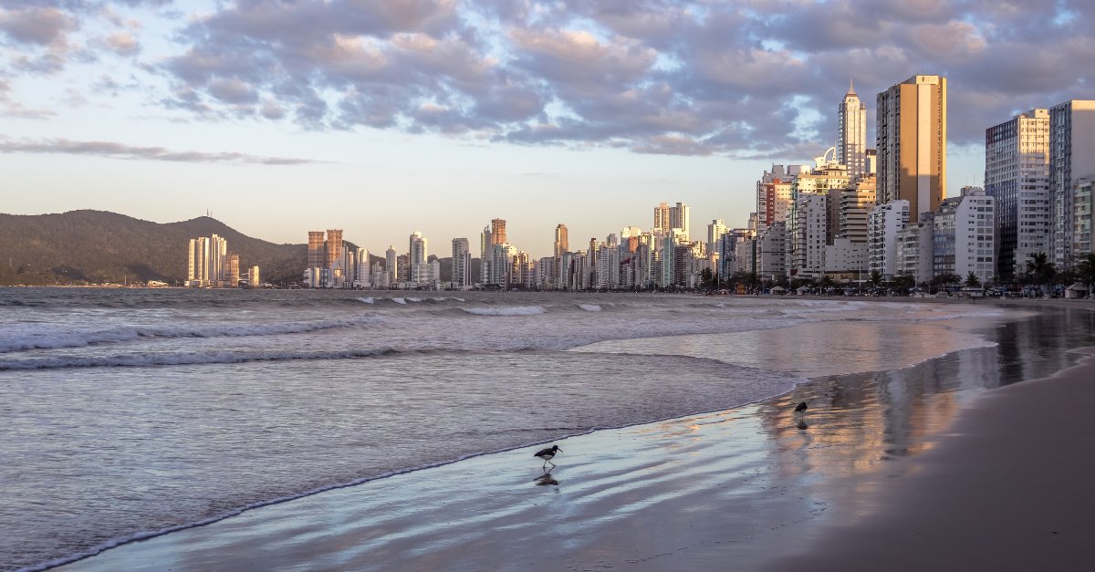 Praia em Balneário Camboriú