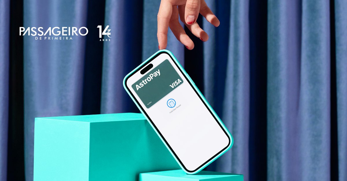 Muito bom! Peça seu cartão AstroPay e ganhe até R$ 580 de cashback em compras