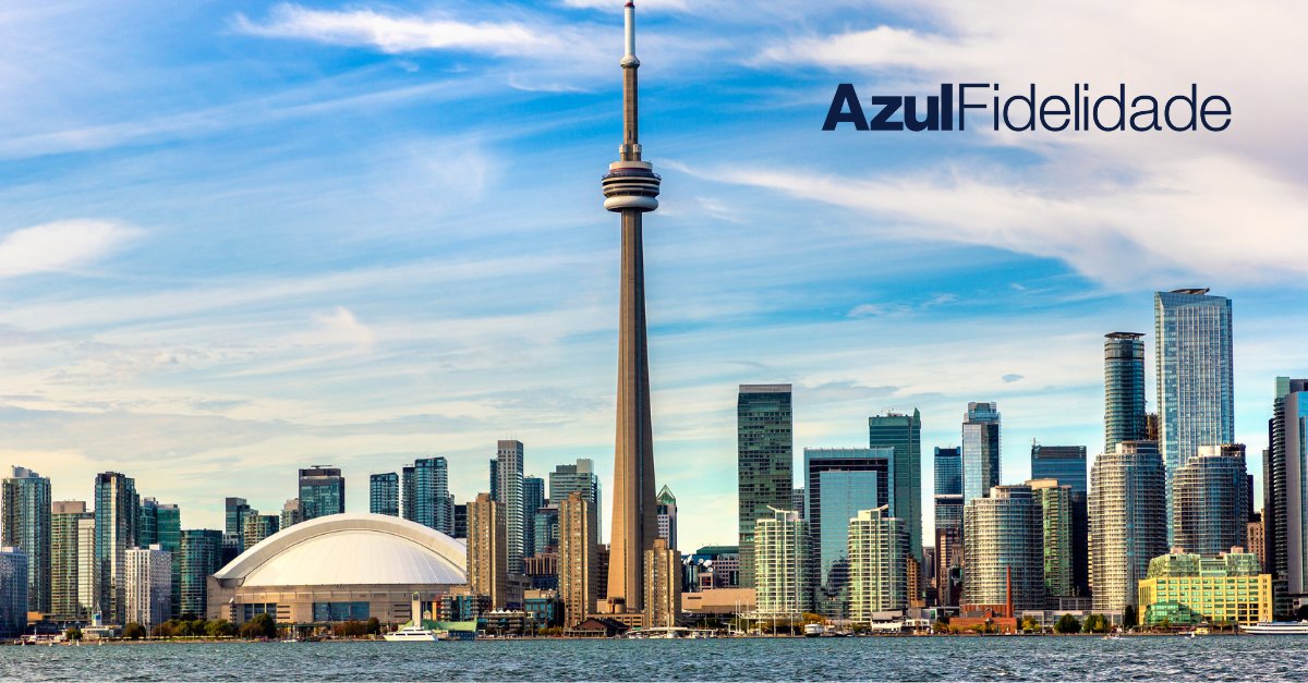 PP 14 Anos! Toronto a partir de 79 mil pontos Azul + taxas ou R$ 1.028 o trecho