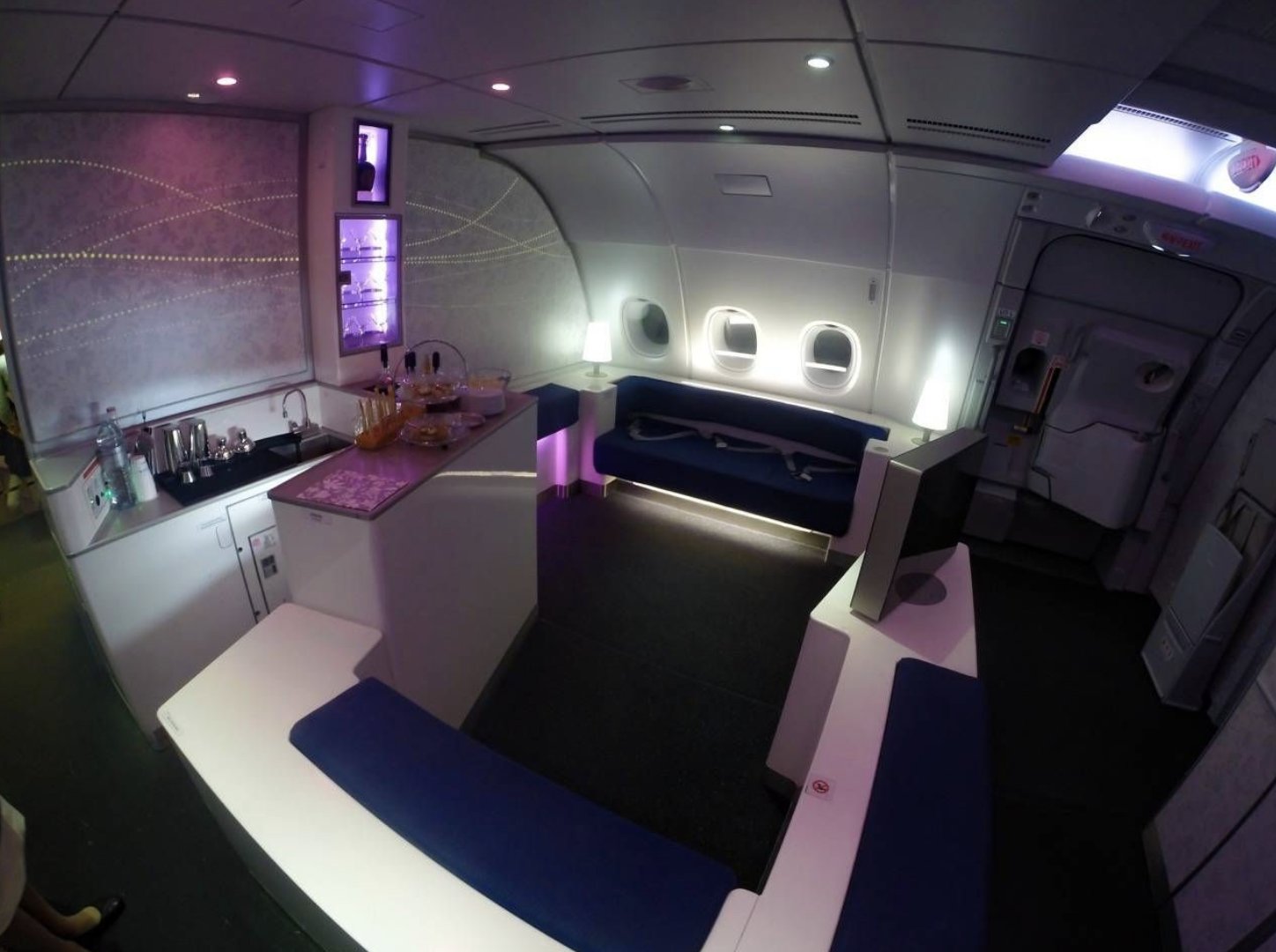 bar lounge a bordo Korean air