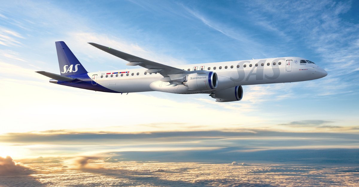 SAS realiza pedido histórico de 45 aeronaves Embraer
