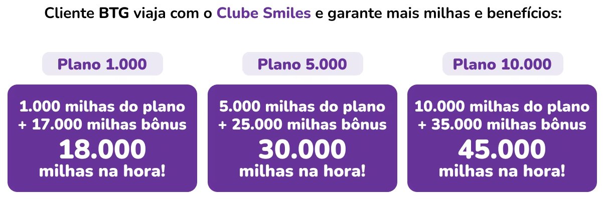 Clube Smiles BTG Pactual