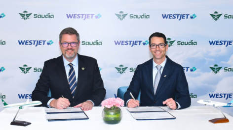 Companhia canadense e a Saudia assinam acordo de interline