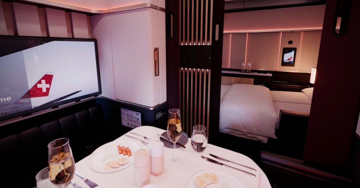 SWISS revela seu novo conceito Primeira Classe: a ‘SWISS First Grand Suite’