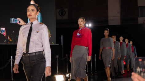 Avianca apresenta os novos uniformes de tripulação