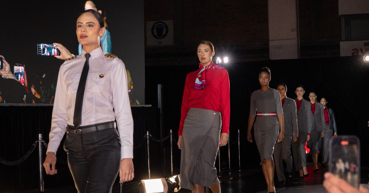 Avianca apresenta novos uniformes