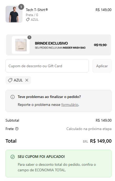 Azul pontos