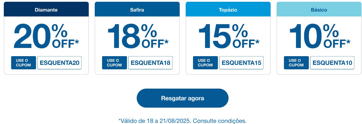 Azul descontos passagens
