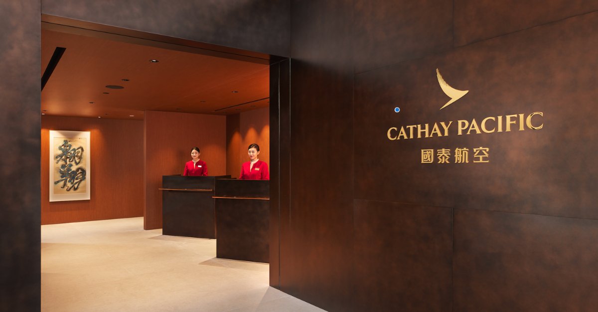 Cathay Pacific lounge Pequim