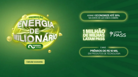 Empresa de energia sorteia 1 milhão de milhas LATAM Pass em promoção exclusiva