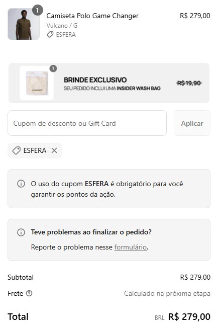 Esfera pontos