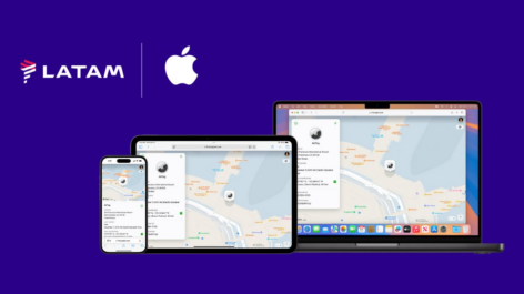 LATAM adota tecnologia da Apple para rastreamento de bagagens
