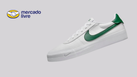 Muito bom! Tênis Nike com 46% de desconto + cupom de até R$ 100 off no Mercado Livre