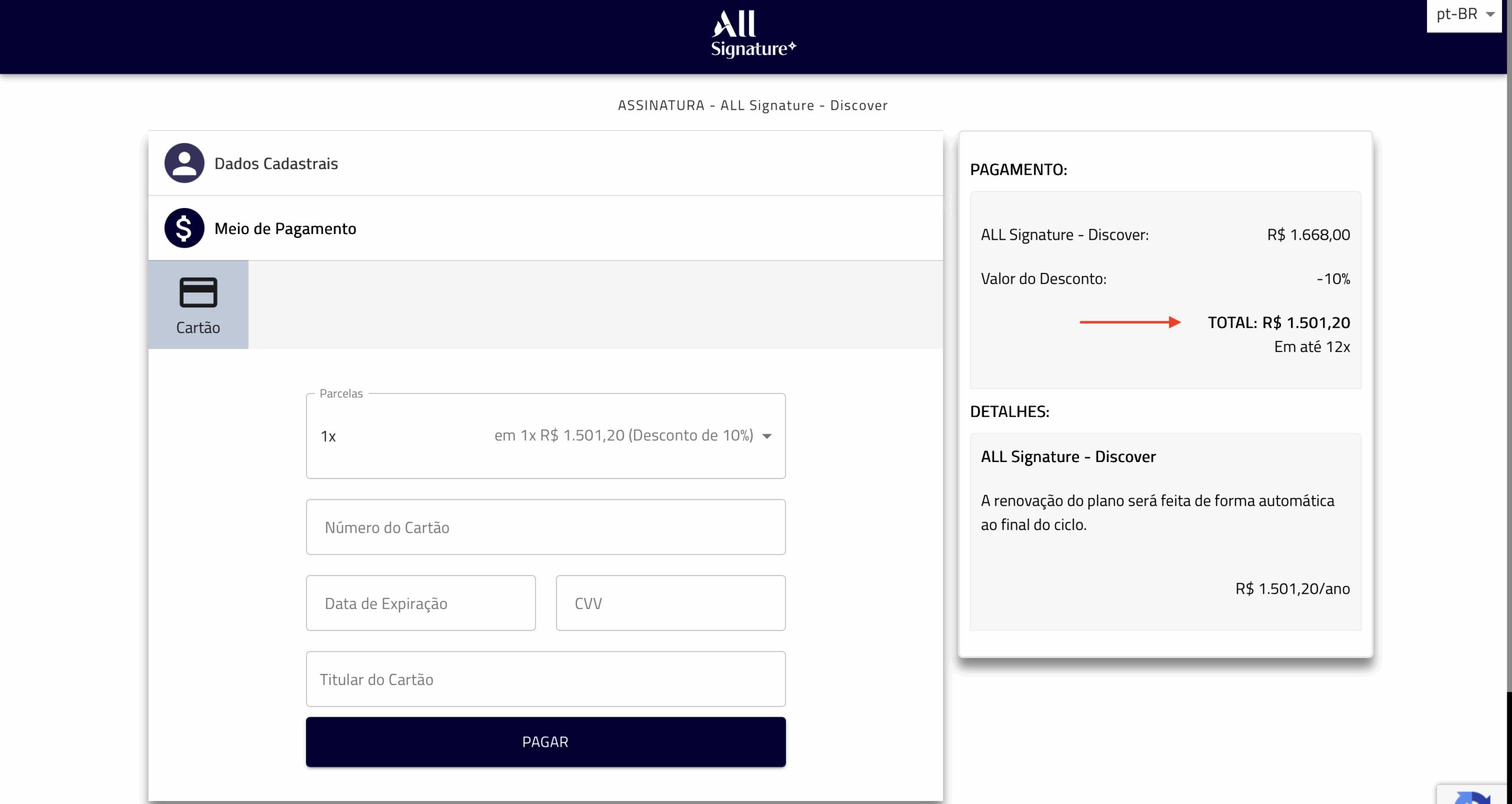 ALL Signature desconto