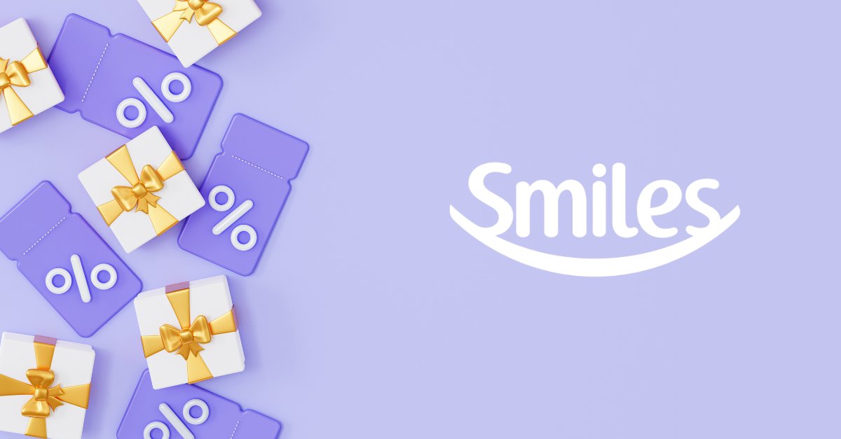 Só até 23h59! Resgate cupom de 5% de desconto para passagens no app da Smiles