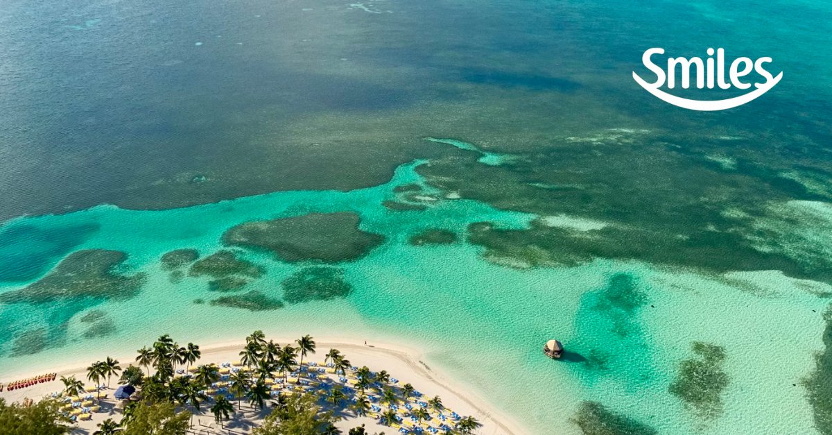 Bahamas chamando! Voos a partir de R$ 1.174 ou 61 mil milhas Smiles + taxas o trecho