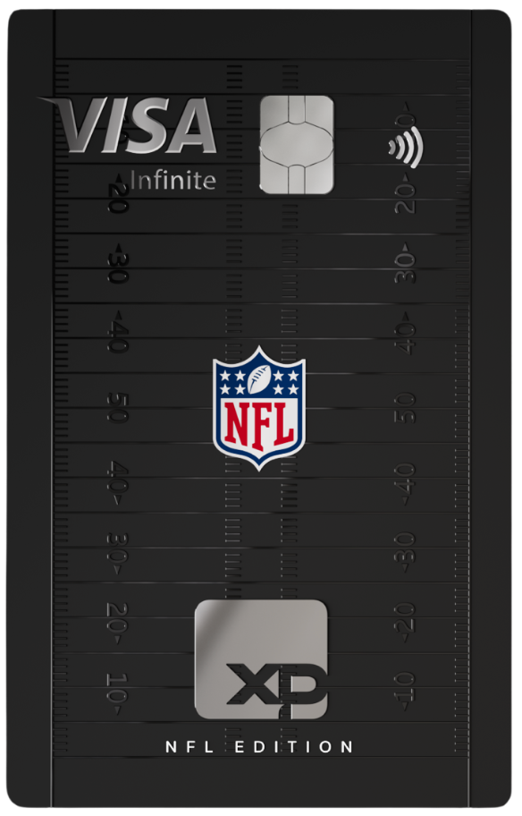 Cartão XP Visa NFL Edition