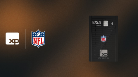 XP lança cartão de crédito de edição limitada personalizado com a NFL