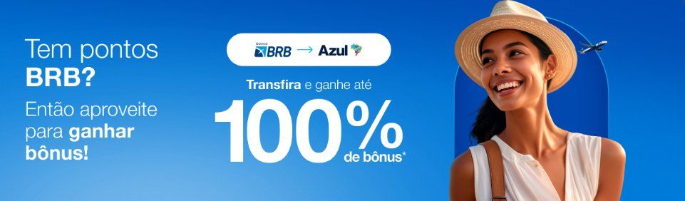 Azul transferência BRB